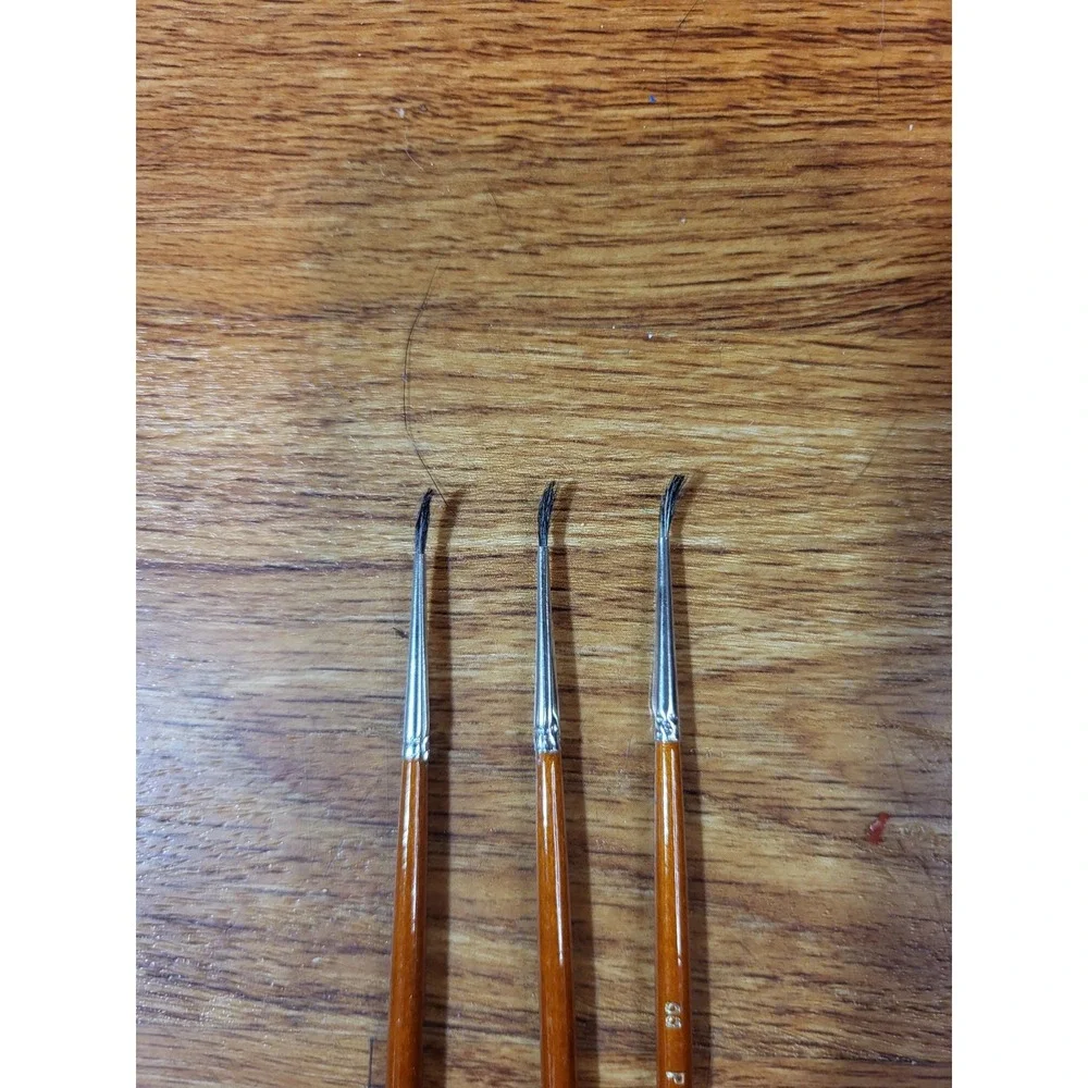 Lot Of 3 Pure Stable Germany 00 Pant‎ Brushes
